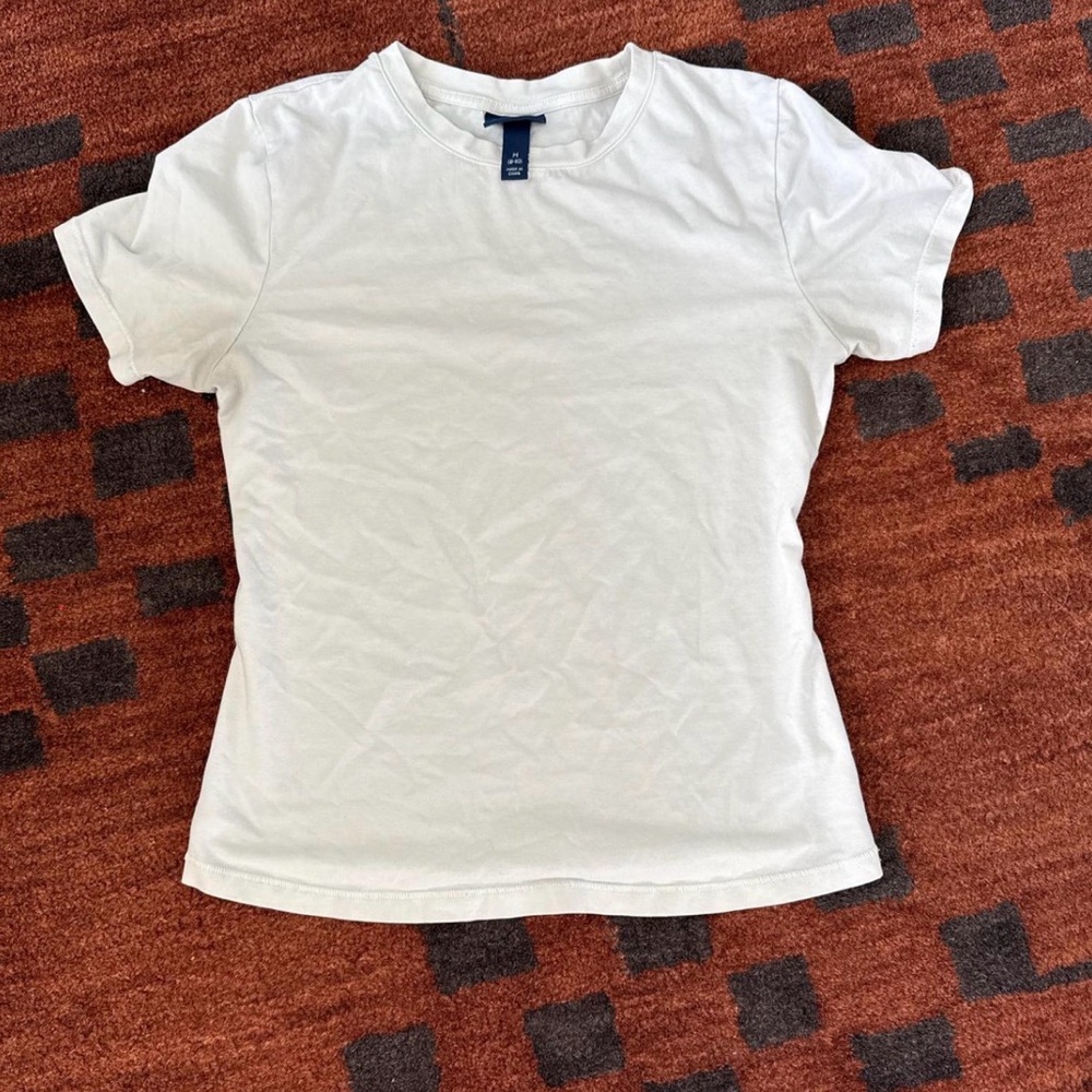 Amazon Women's Short Sleeve Tee - White